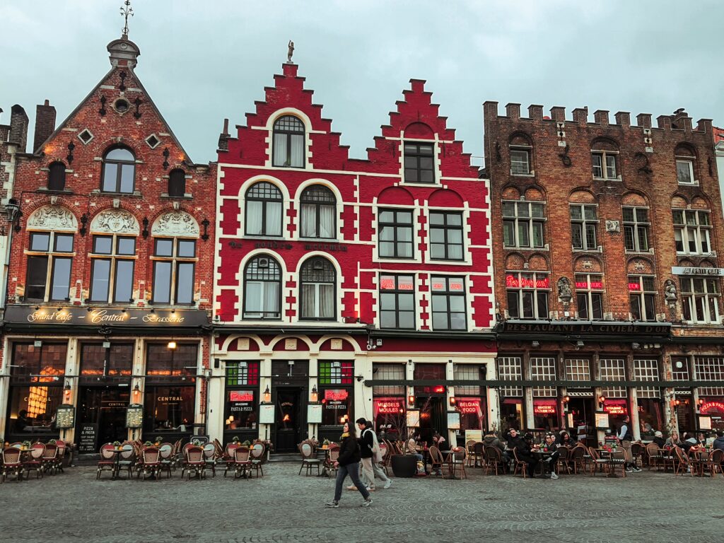 Platz in Gent, Belgien